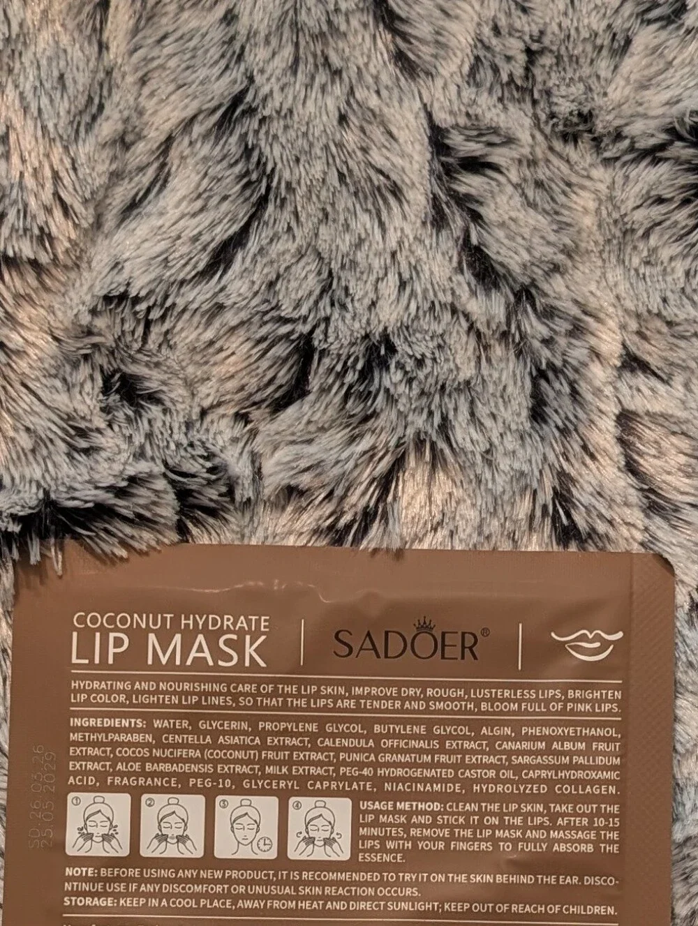 Sadoer Sweet Strawberry Lip Mask – Pink Hydrating Lip Treatment